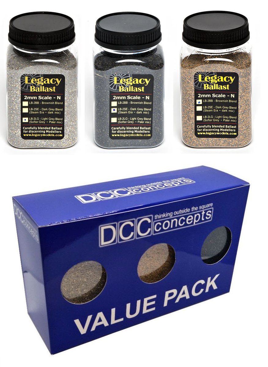 NEW DCC Concepts Ballast Value Packs Rails of Sheffield