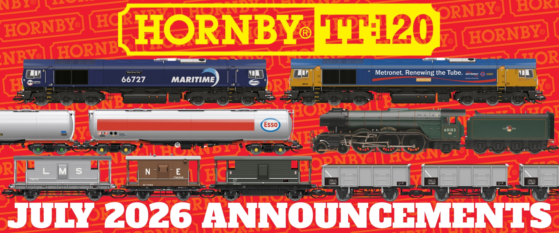 🥳 Surprise Hornby TT:120 Announcements for July 2026 – Rails
