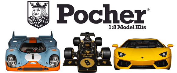 🏎️ Pocher Premium 1:8 Scale Kit Range
