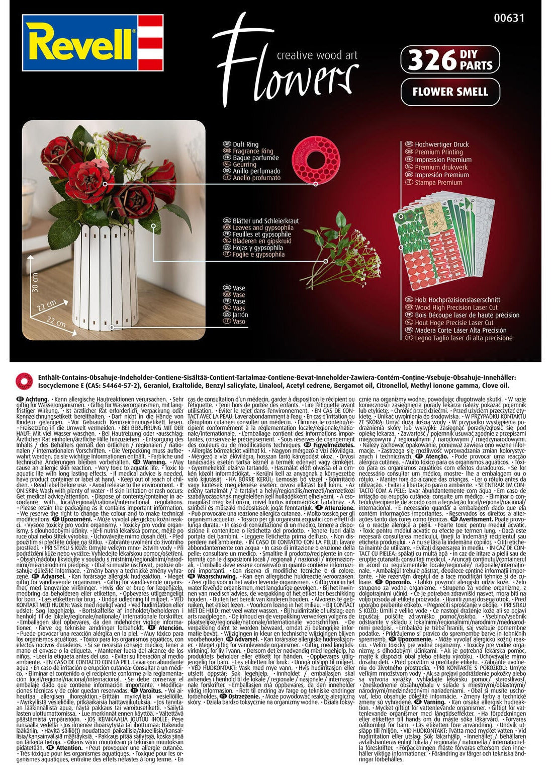 Dream of Roses Creative Wood Art Flowers Model Kit