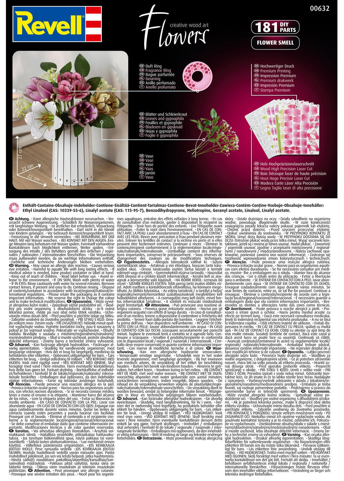 Flower Garden Creative Wood Art Flowers Model Kit