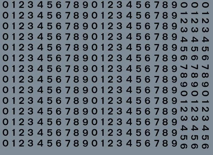 RT-ALL-0069 RAILTEC all-0069 Numeric sheet: black BR numbering (3mm high)