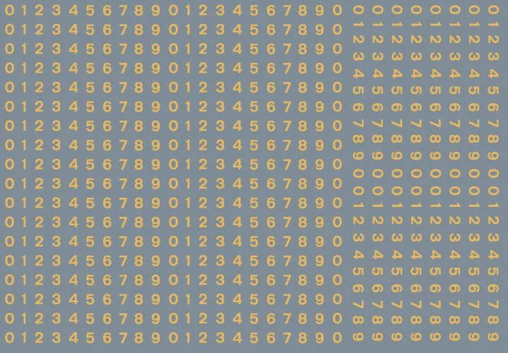 RT-ALL-0186 RAILTEC All-0186 Numeric sheet: old gold BR numbering (2mm high)