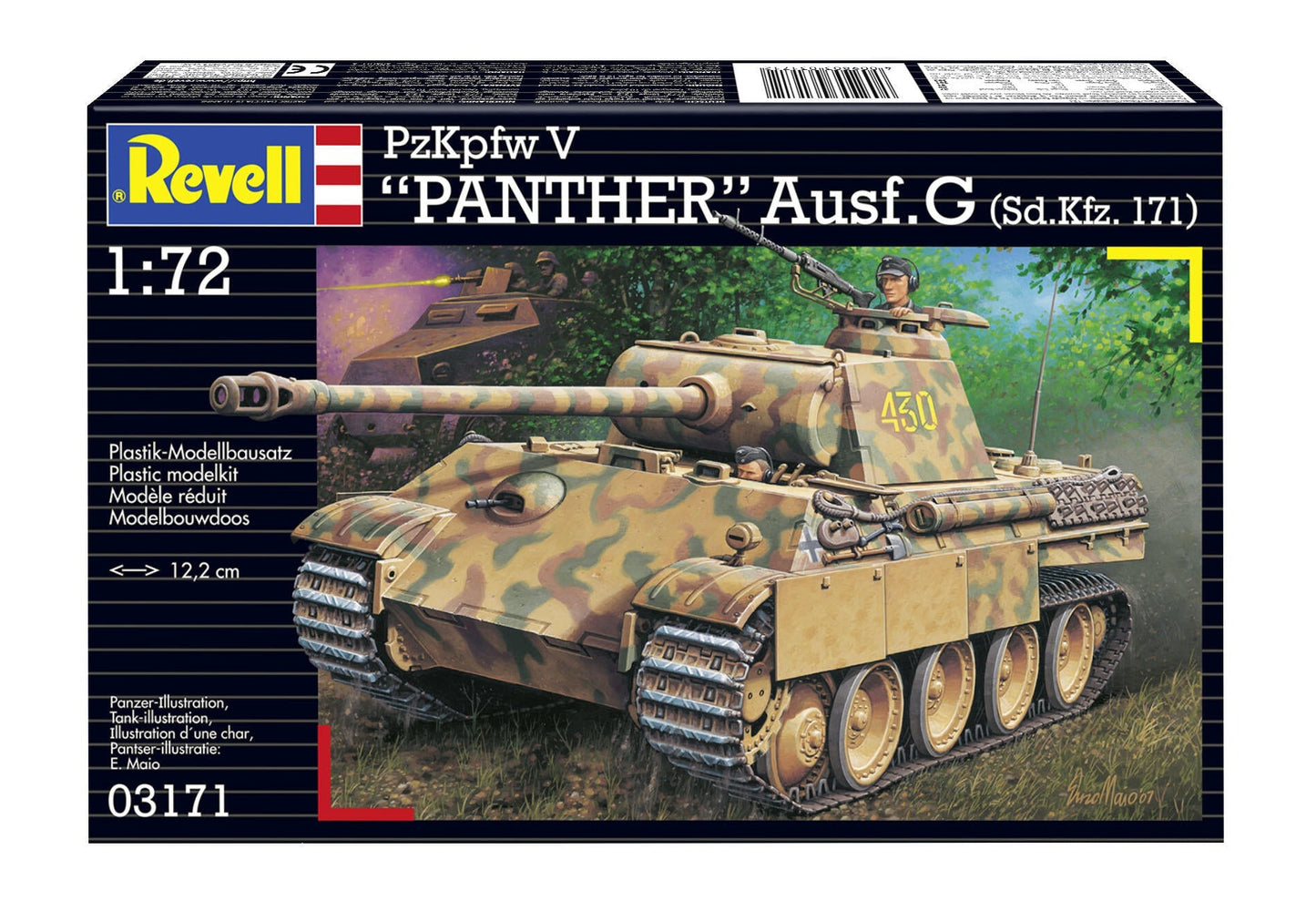 03171 PzKpfw V Panther Ausf.G (Sd.Kfz. 171) Model Kit