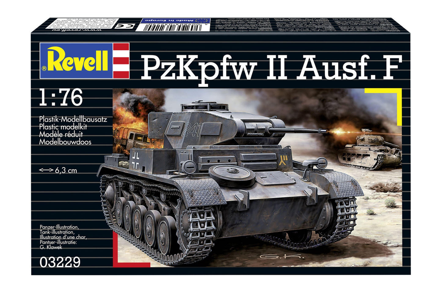 PzKpfw II Ausf. F model kit