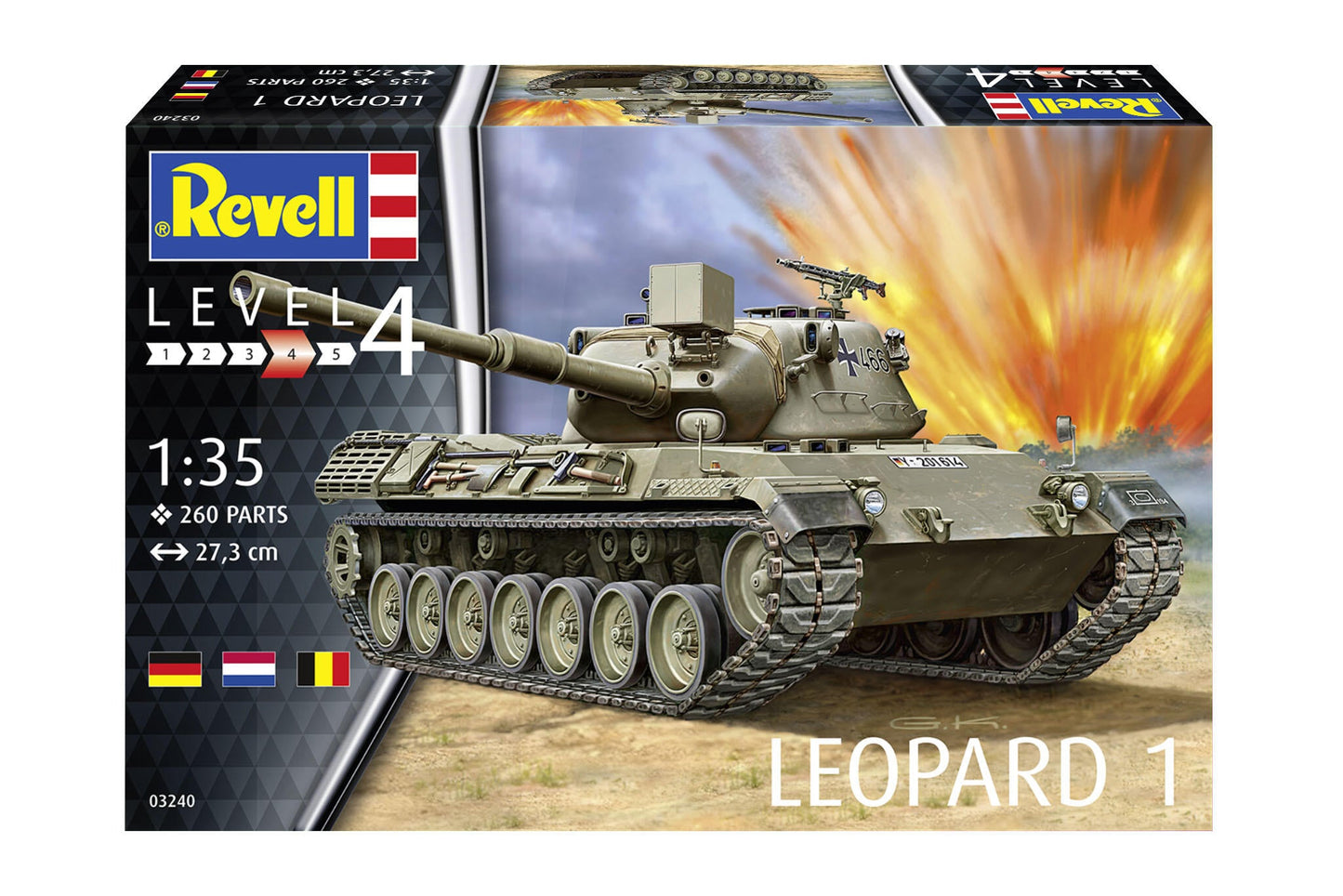 Leopard 1 model kit