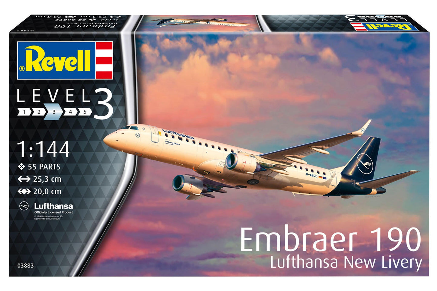Embraer 190 "Lufthansa" New Livery model kit