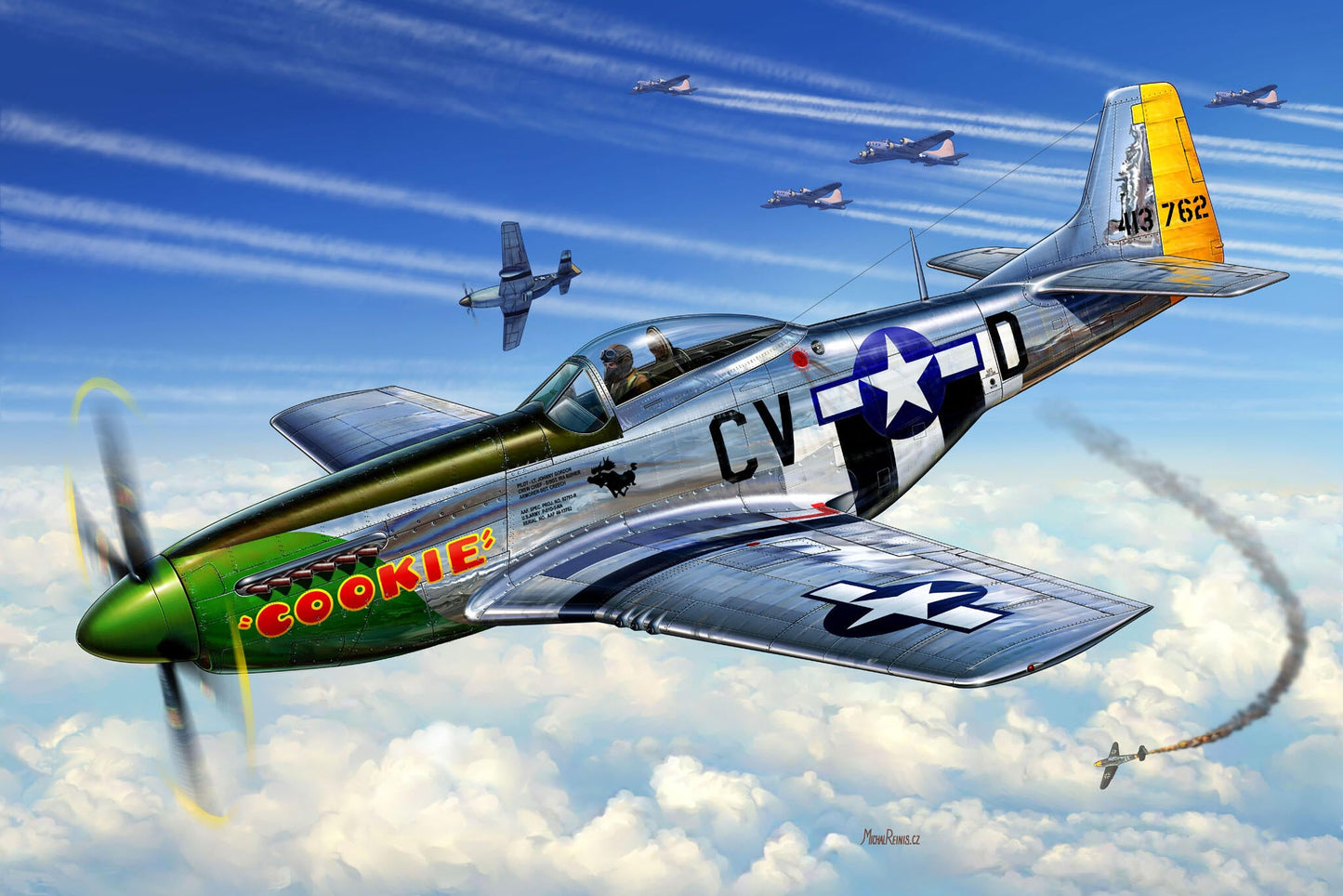 P-51D Mustang Model Kit