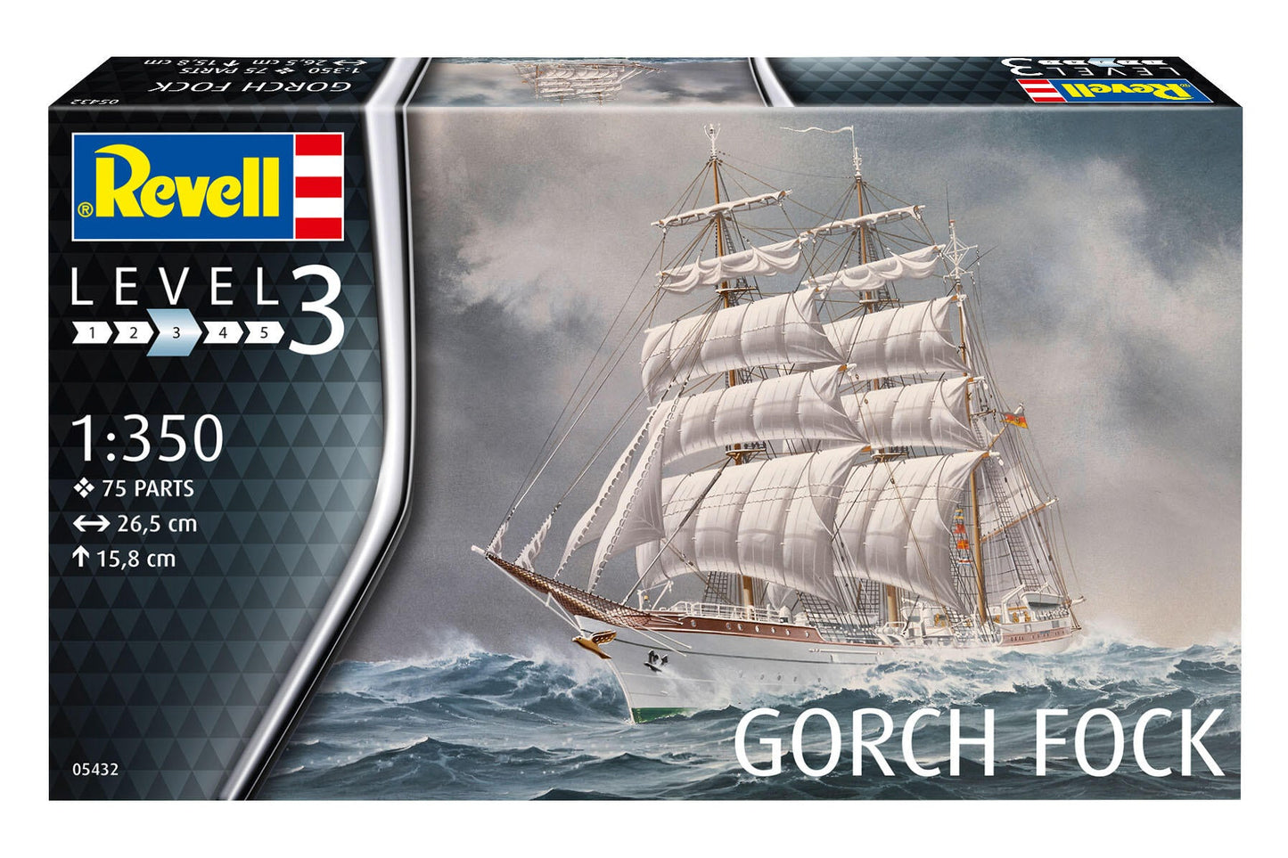 05432 Gorch Fock Model Kit