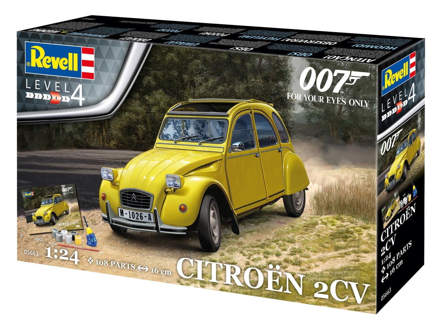 05663 James Bond Citroen 2CV Gift Set (1:24 Scale) Kit