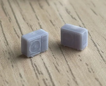 N Gauge Air Conditioning Unit (Pack of 10) - Unpainted Model Kit