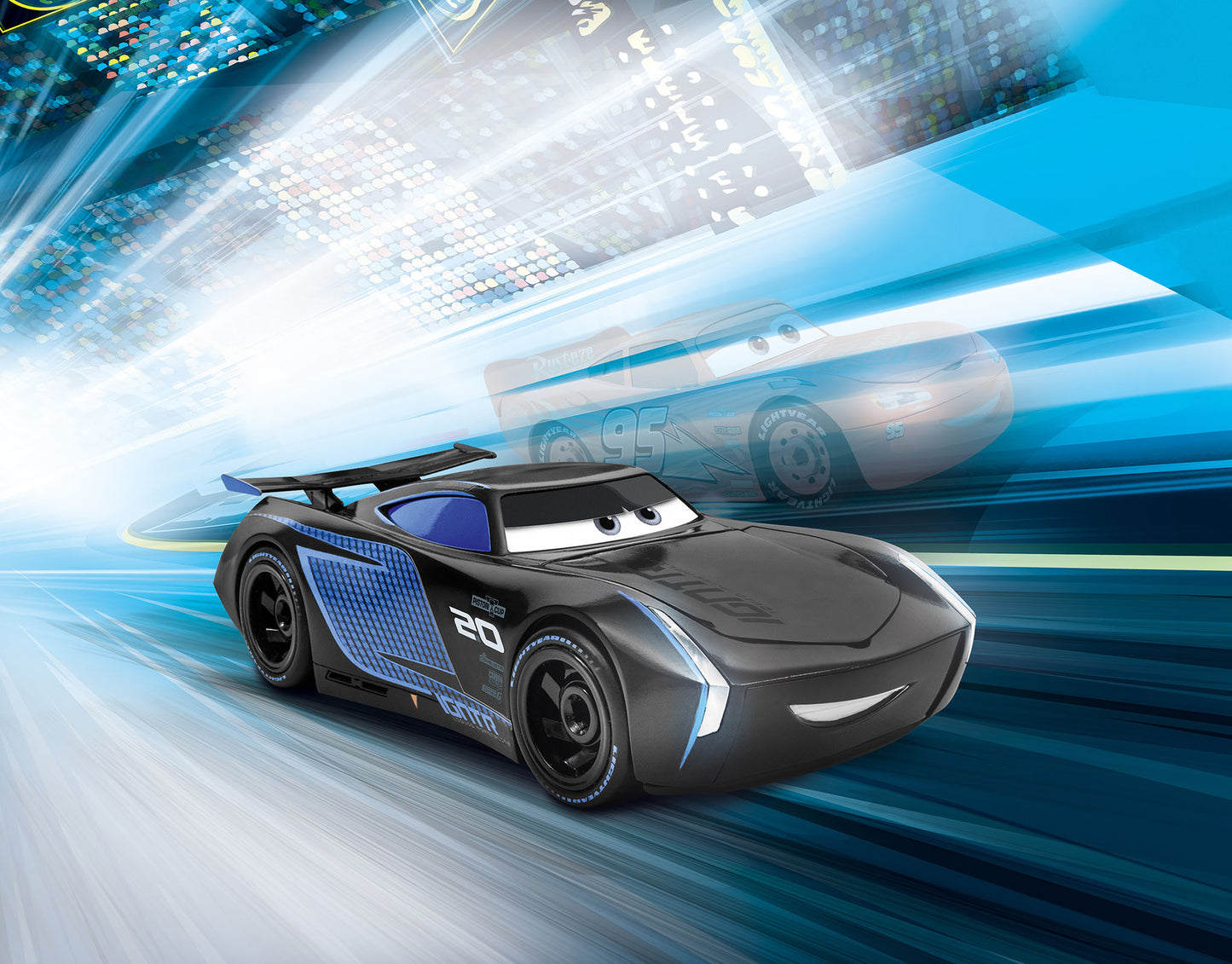 Jackson Storm Disney-Cars Car with Light - Sound Model Kit