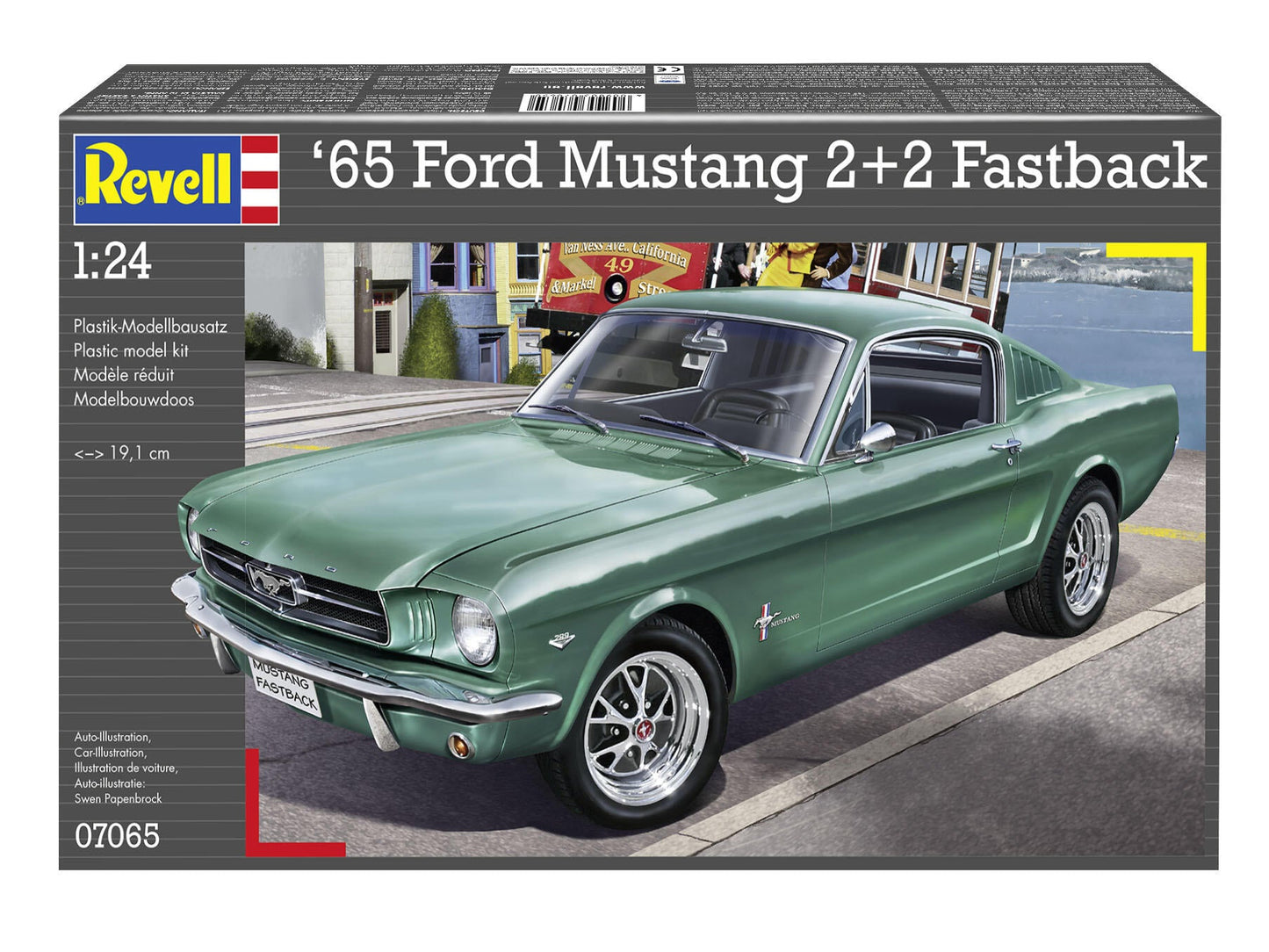 1965 Ford Mustang 2+2 Fastback Model Kit