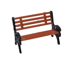 1:76 Scale Park Benches (Pack of 5)