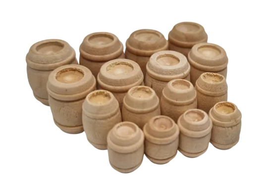 Wooden Barrels Model Kit