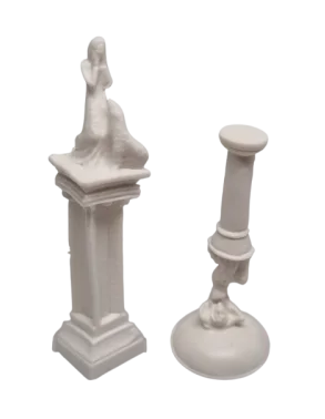 Mermaid & Plinth Garden Statues Model Kit