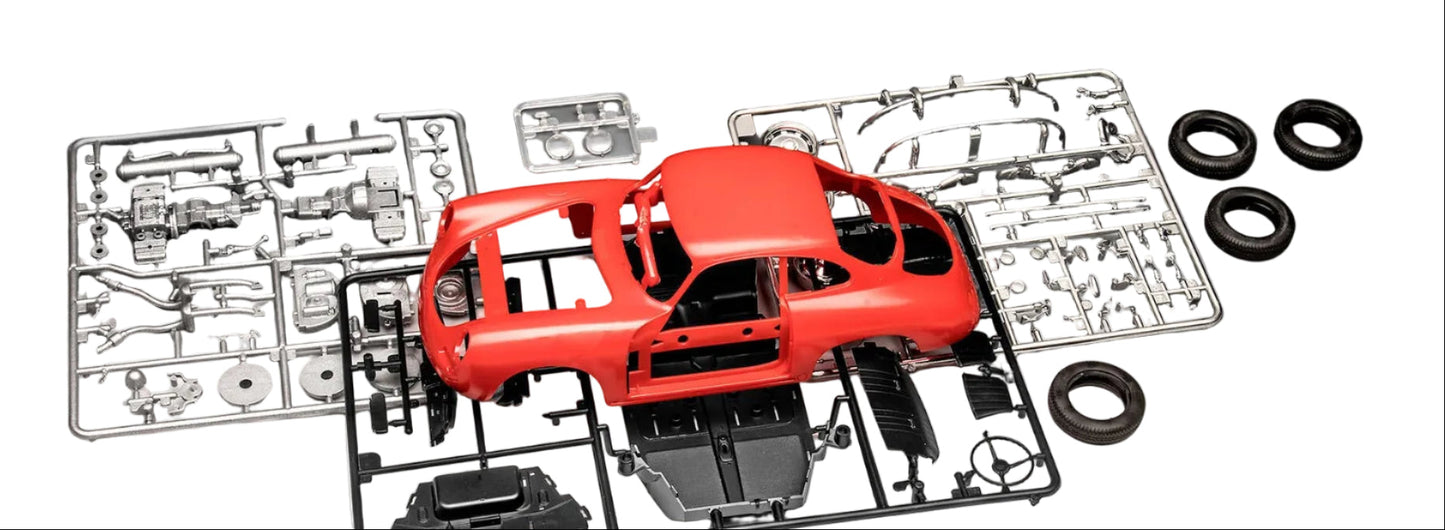 Porsche 356B Coupe 75 Years Plastic Model Kit