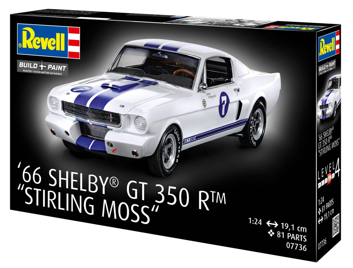 1966 Shelby GT 350 R "Stirling Moss" Model Kit