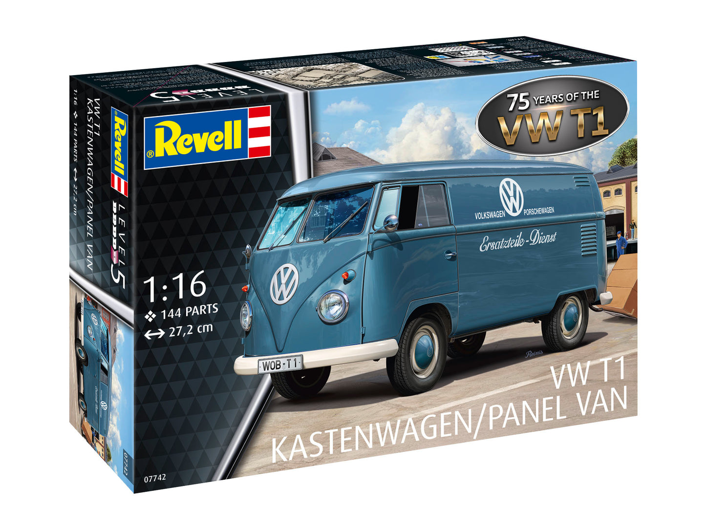 VW T1 Panel Van - 75 Years of the VW T1 Model Kit