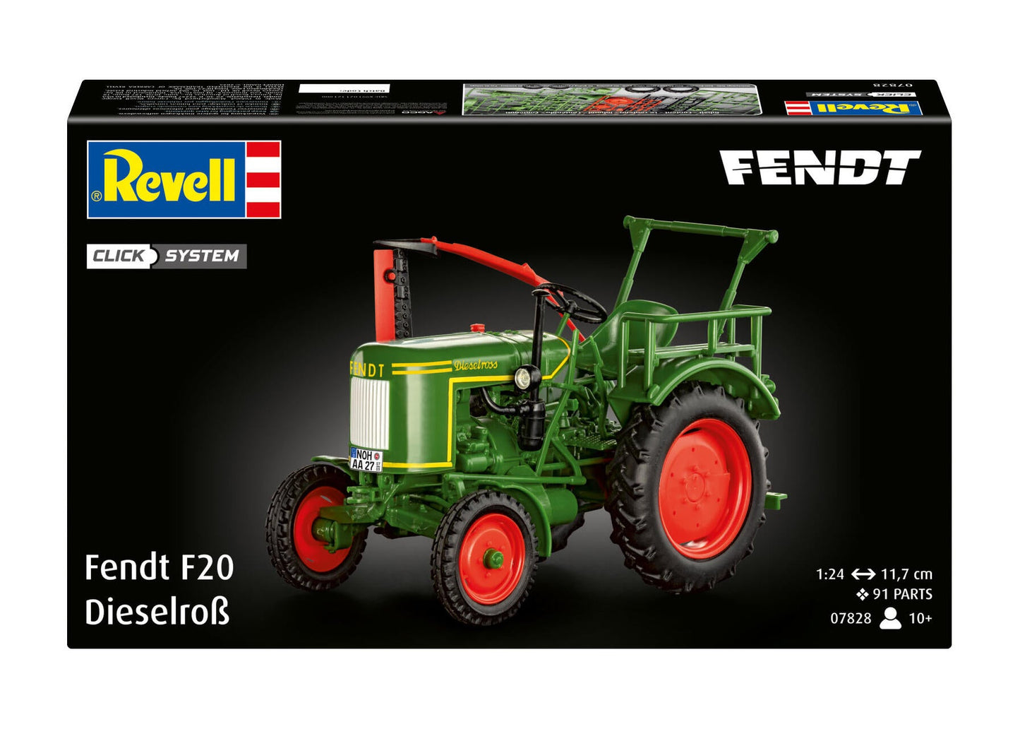 Fendt F20 Dieselroß Tractor (Click System) Model Kit
