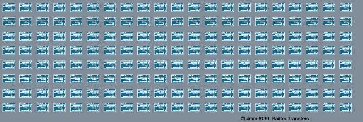 RT-4-1030 BR TOPS loco data panels (blue backed) Transfer