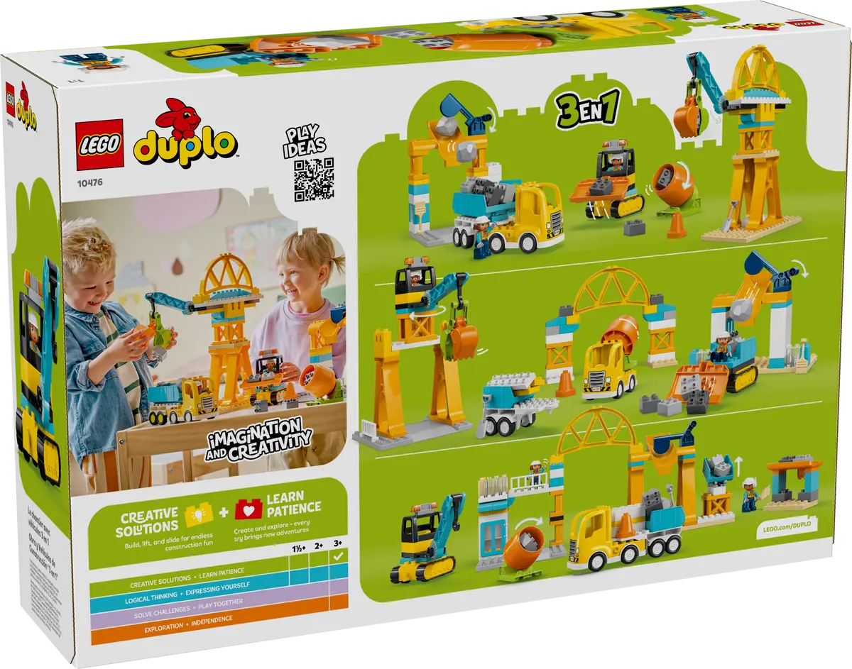 10476 Lego Duplo 3 in 1 Construction Site and Vehicles - 10476