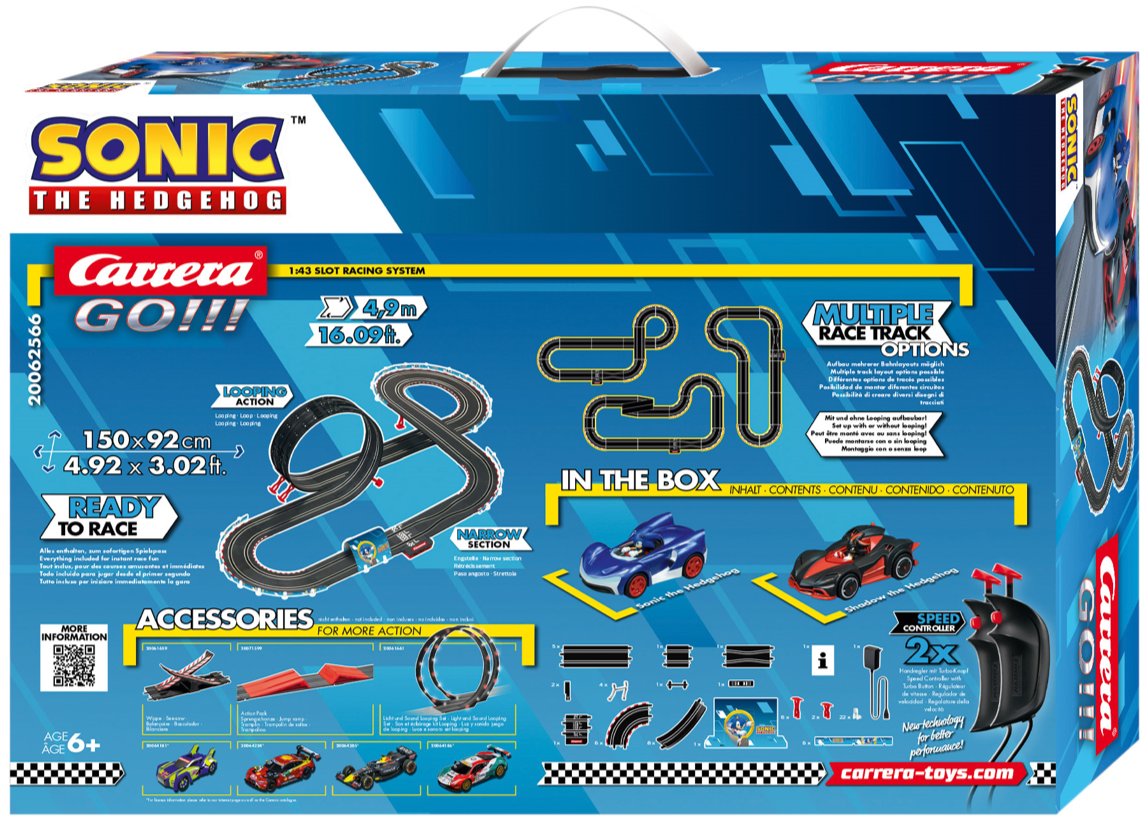 Carrera GO!!! Sonic the Hedgehog™ - Slot Racing Set (4.9m)