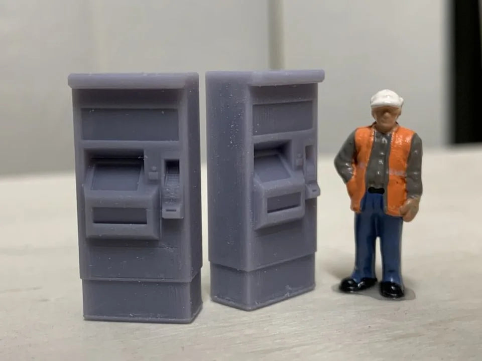 OO Gauge Ticket Machines (Pack of 3) - Unpainted