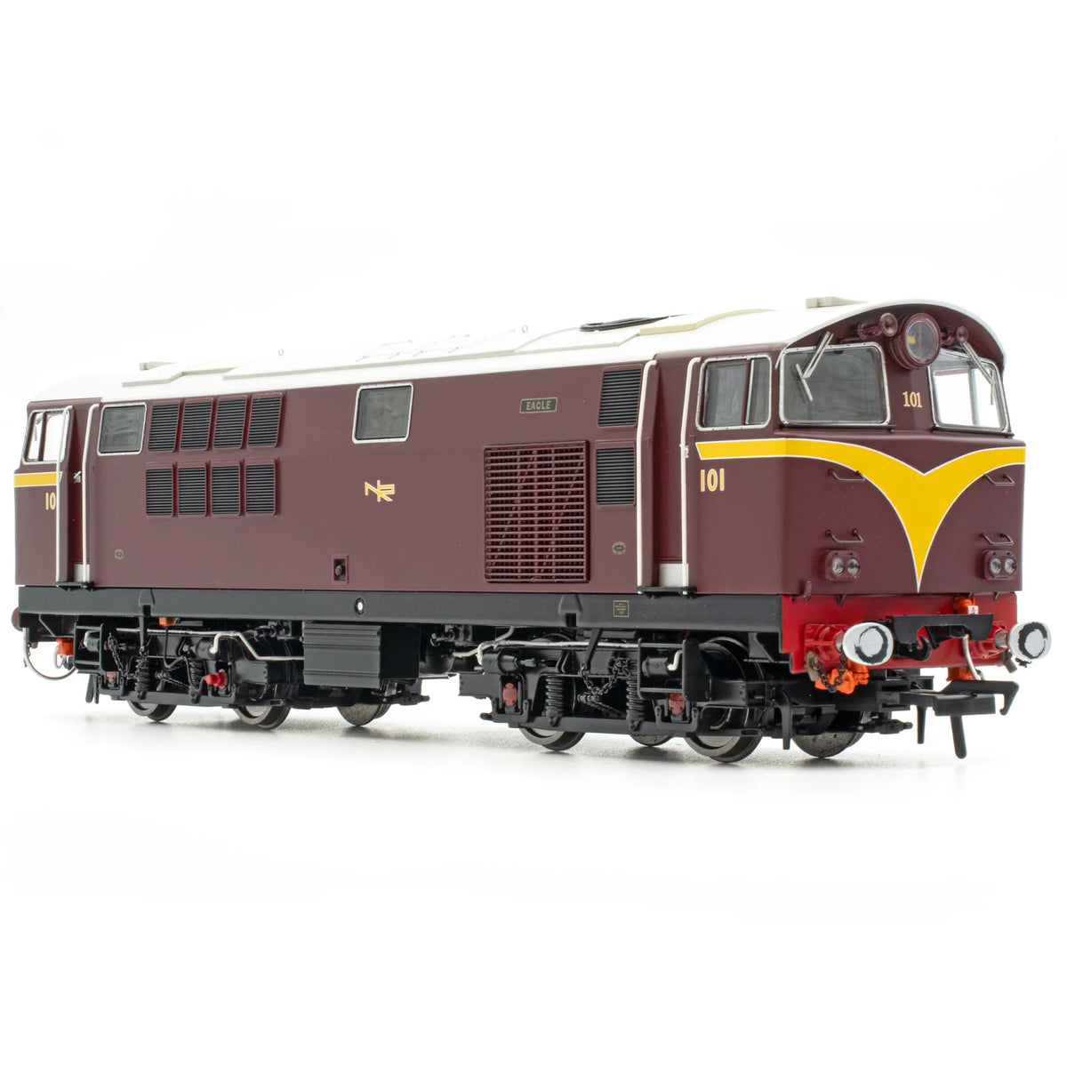 IRM1341-DCC NIR 101 Class Hunslet 101 'Eagle' Maroon (revised arc Diesel Locomotive - DCC Sound