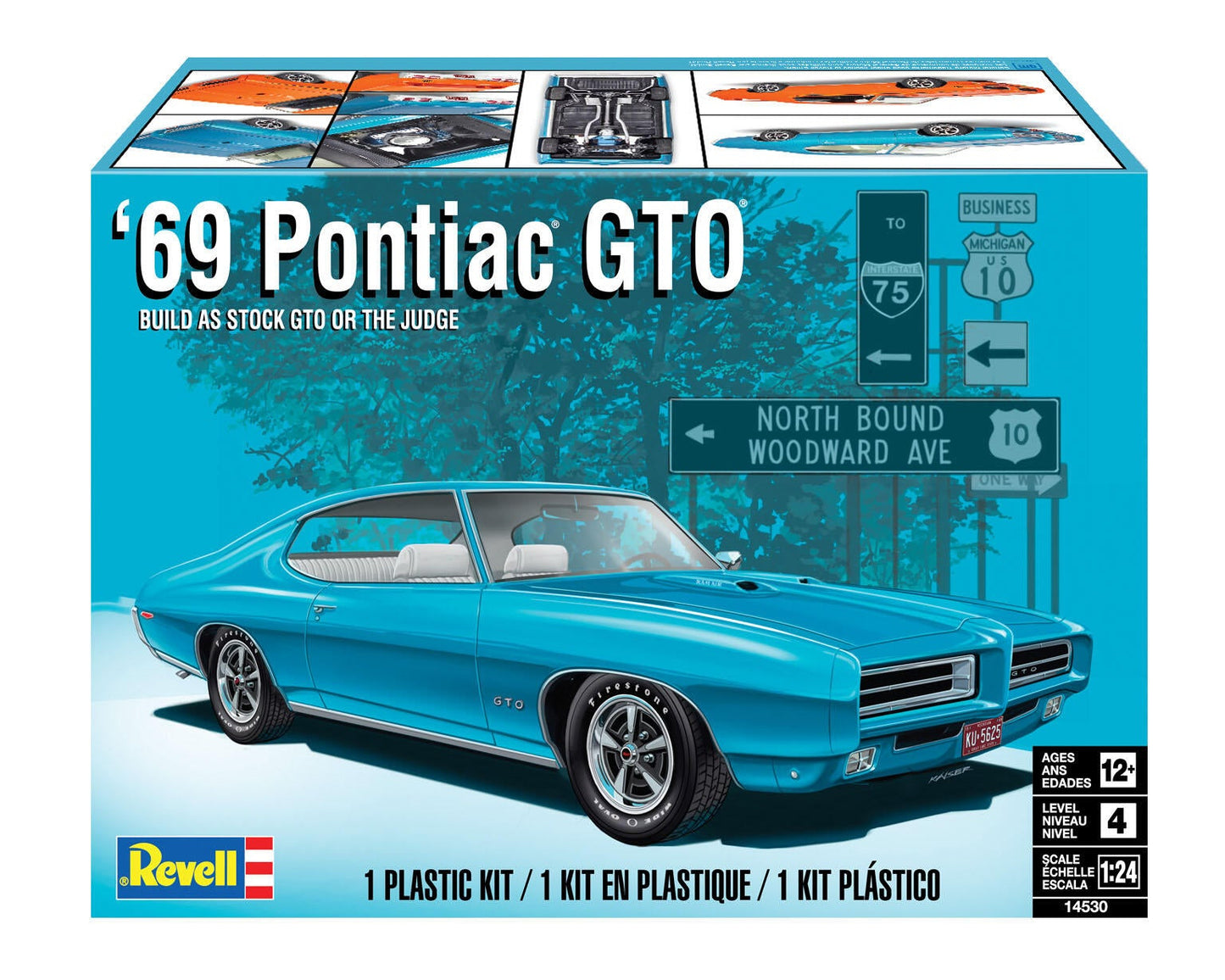 '69 Pontiac GTO "The Judge" 2N1 Model Kit