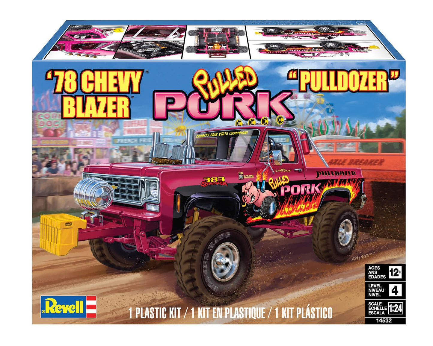 1978 Chevy Blazer Pulldozer Model Kit