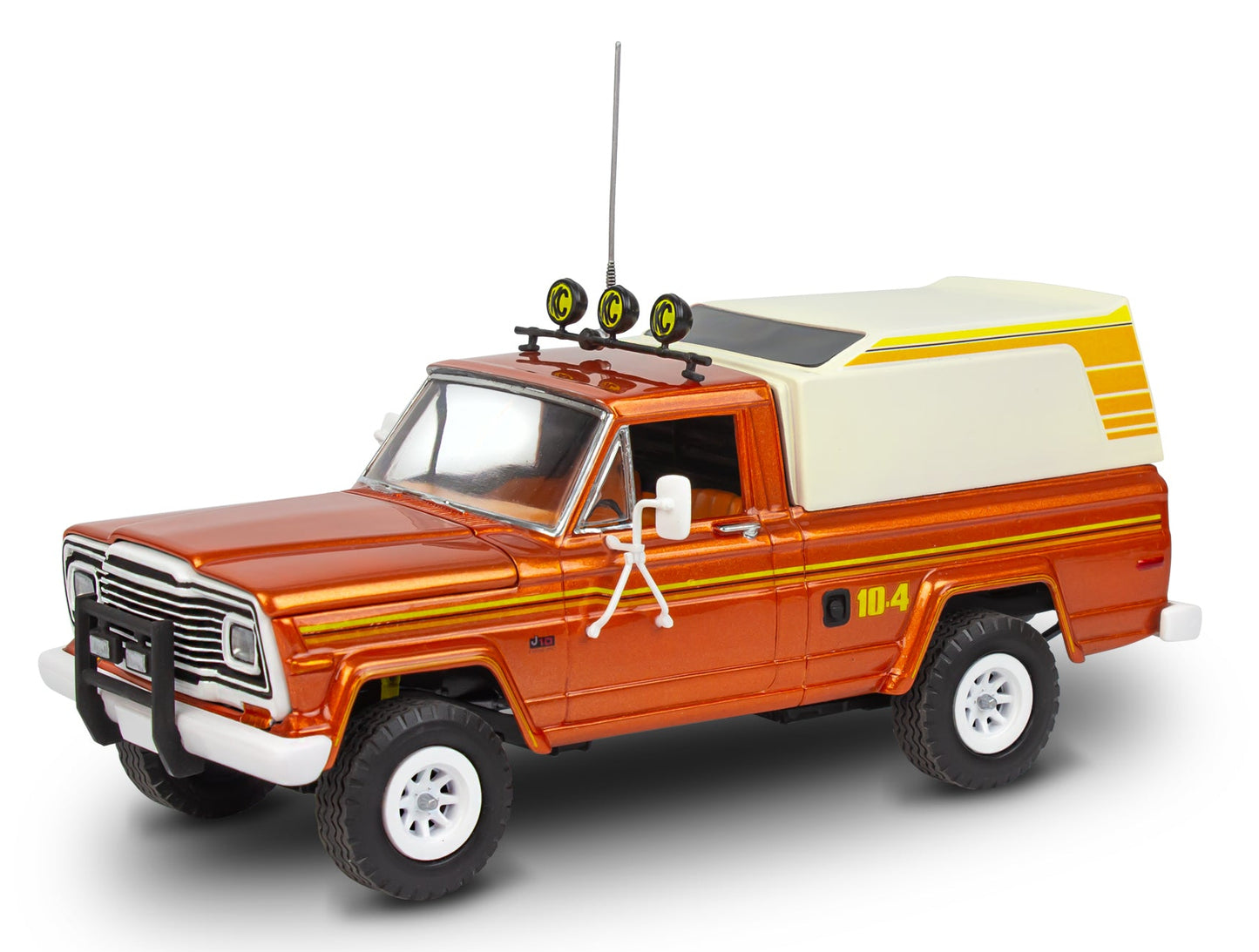 Jeep J-10 pickup with camper Model Kit