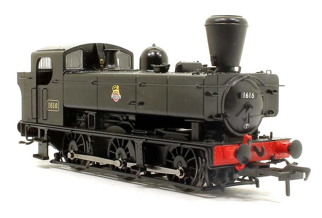 BR Black 16XX No.1616 Early Emblem Busby Chimney Steam Locomotive