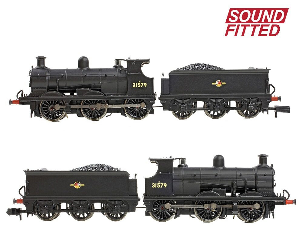SE&CR C Class 31579 BR Black (Late Crest) Steam Locomotive - DCC Sound