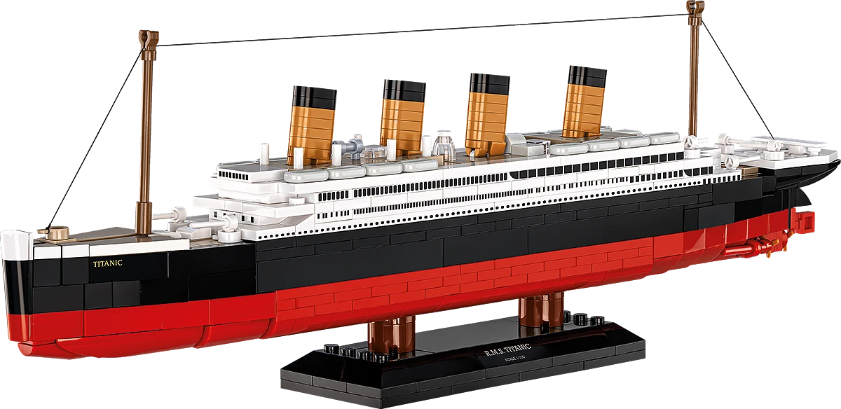 COBI COB1680 Titanic (600 pcs) Model Kit – Rails