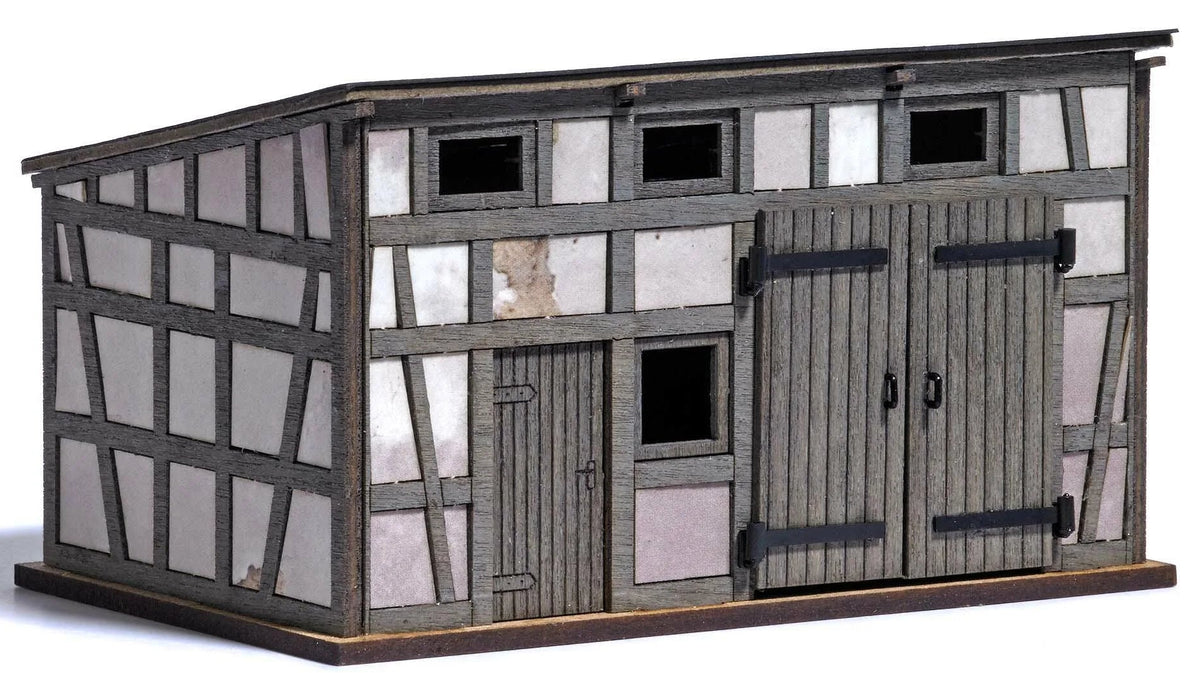 BUS1942 Weathered backyard shed