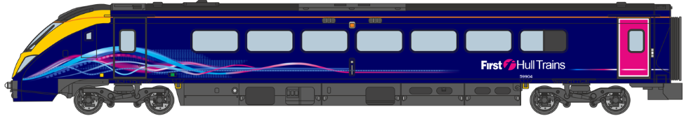 Class 180 - First GW 'Dynamic Lines' livery (N/2mm) 5-car DMU