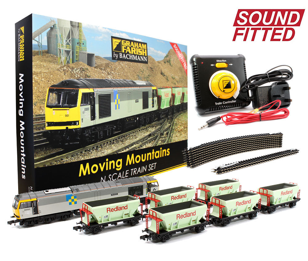 Graham Farish 370-221SF Moving Mountains Train Set DCC – Rails