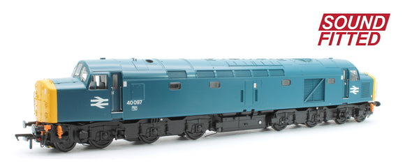 Class 40 Disc Headcode 40097 BR Blue Diesel Locomotive - DCC Sound