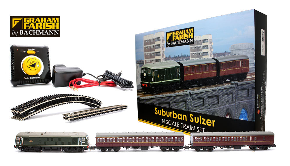 Graham Farish 370-062 Suburban Sulzer Train Set – Rails