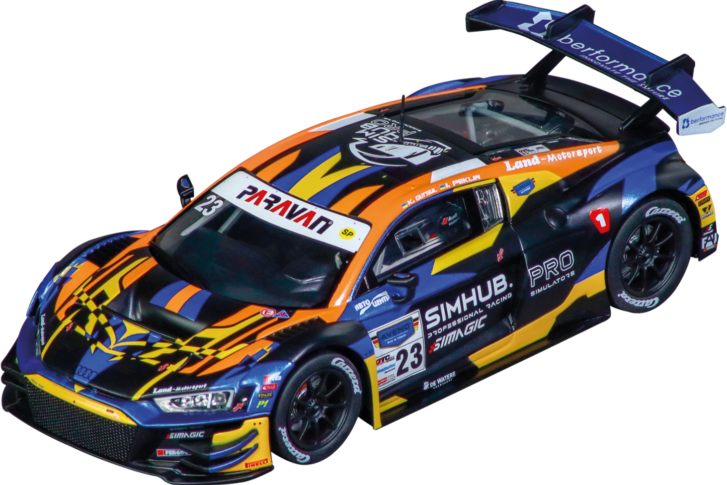 Carrera Digital 132 Audi R8 LMS GT3 evo II "Land Motorsport, No.23"