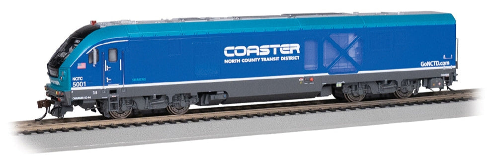 CHARGER SC-44 - North County Transit District - Coaster #5001 Diesel Locomotive - DCC Sound