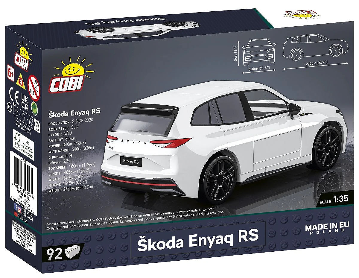 Skoda Enyaq RS (102 pcs) Model Kit