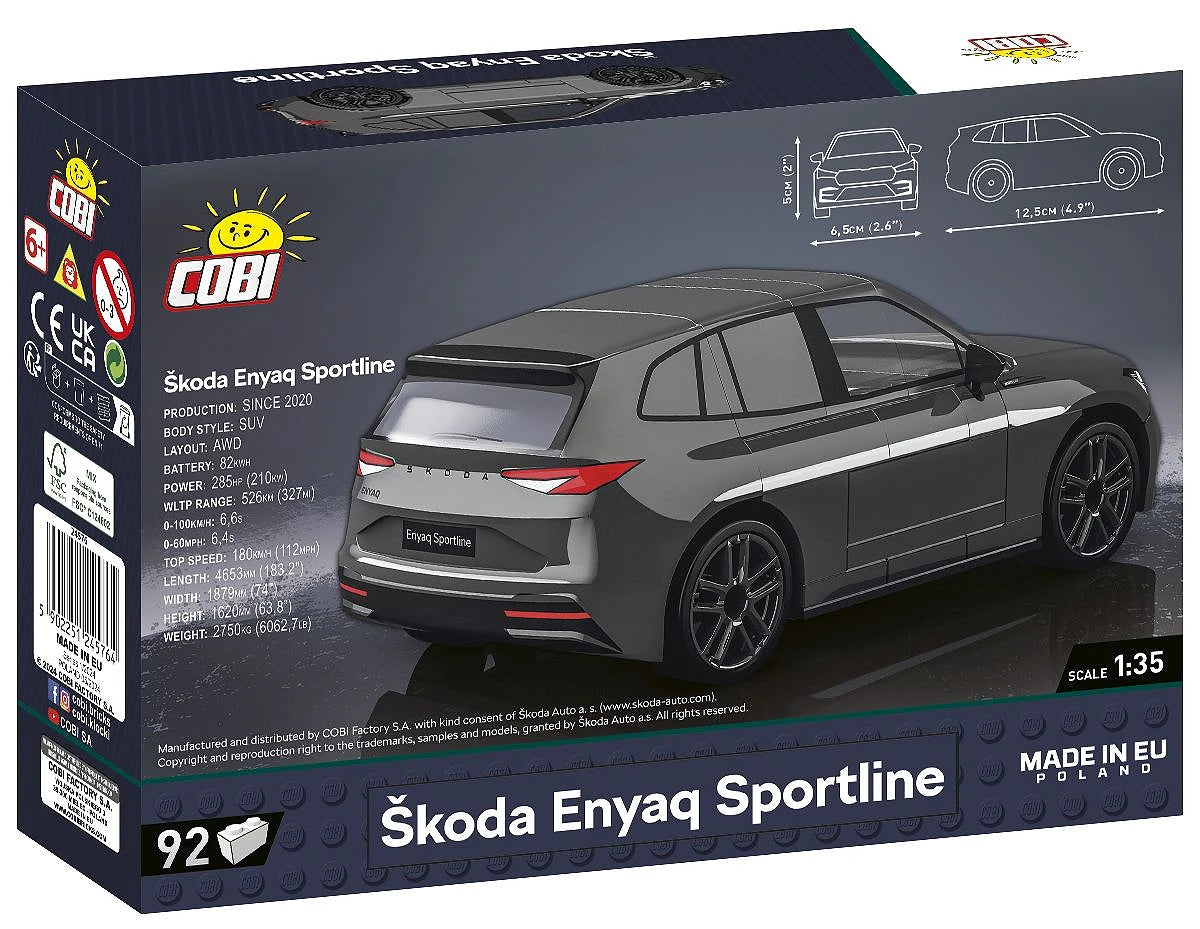 Skoda Enyaq Sportline (102 pcs) Model Kit