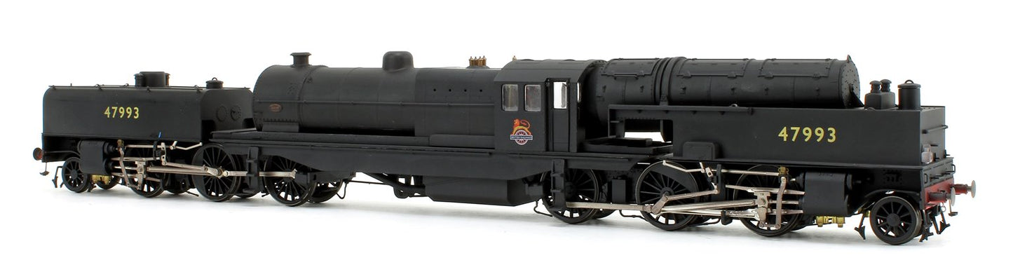 Pre-Owned 266220 Beyer Garratt 2-6-0 0-6-2 47993 in BR Black With Early Emblem and Revolving Coal Bunker Design - Heavily Weathered