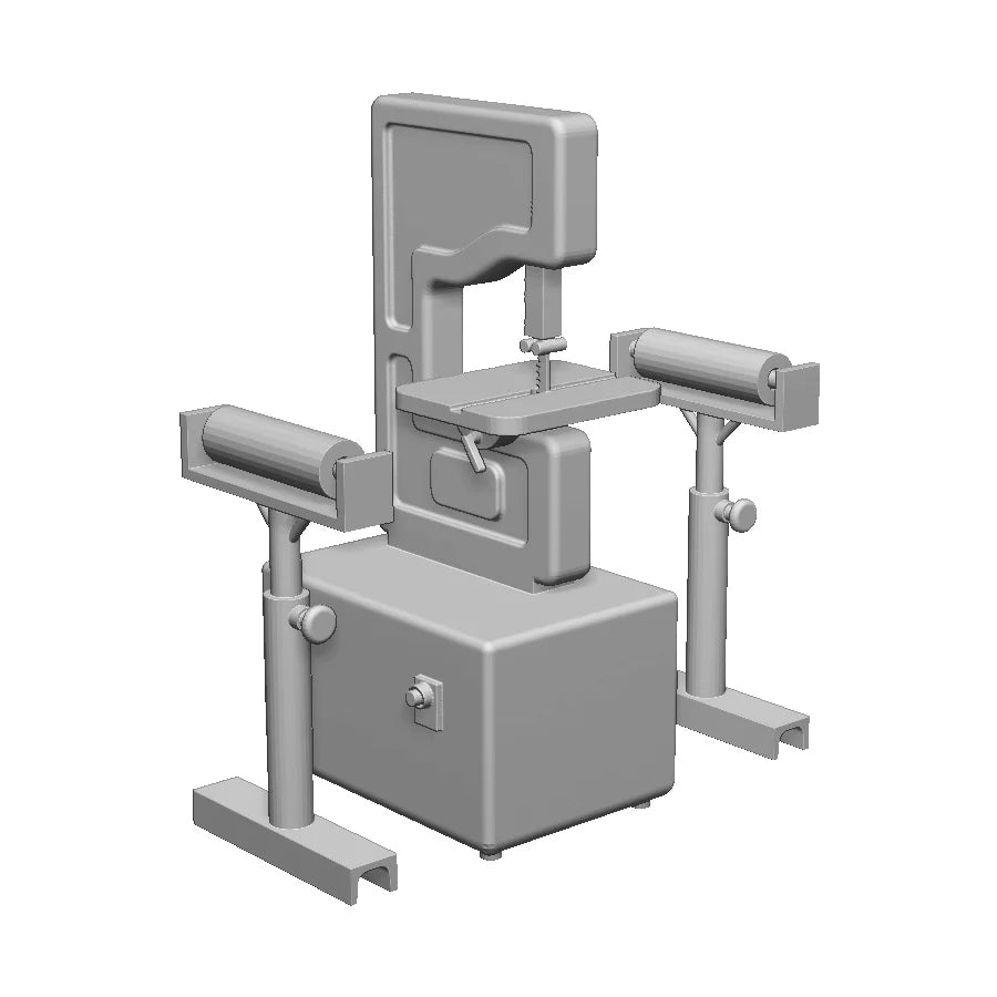 27100-076 OO Gauge Workshop Details - Bandsaw and Roller Stands