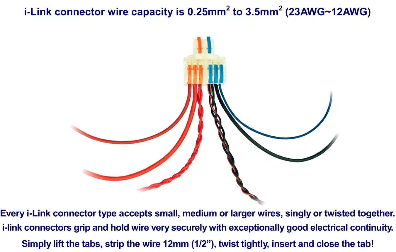 DCW-iLP.Set Solder-Free PLUGGABLE i-Link Connector (Assorted pack)