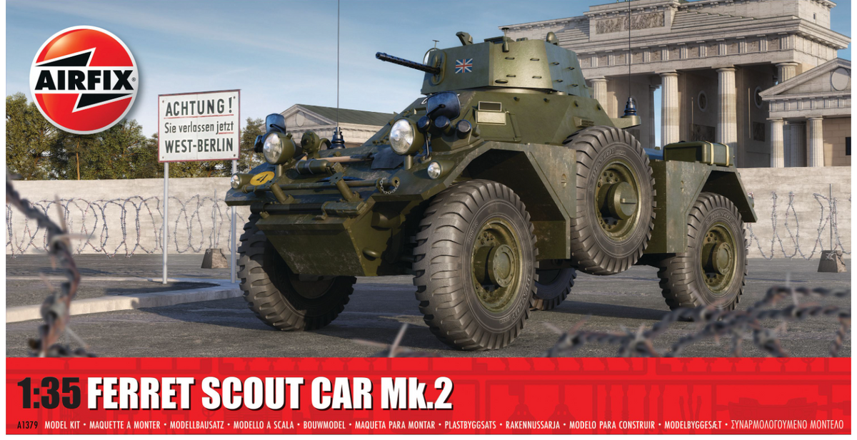 Ferret Scout Car Mk.2 Model Kit Rails of Sheffield
