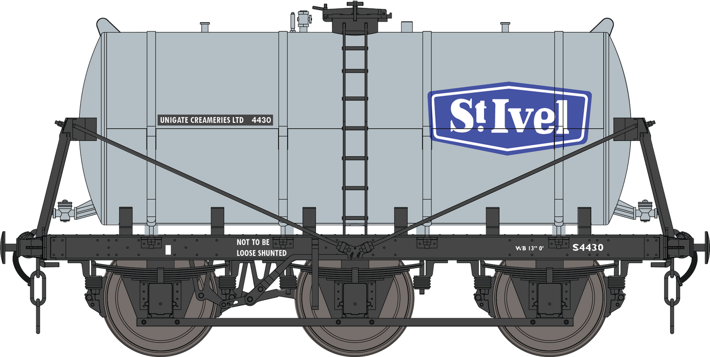6 Wheel Milk Tanker Unigate Creameries / St Ivel S4430