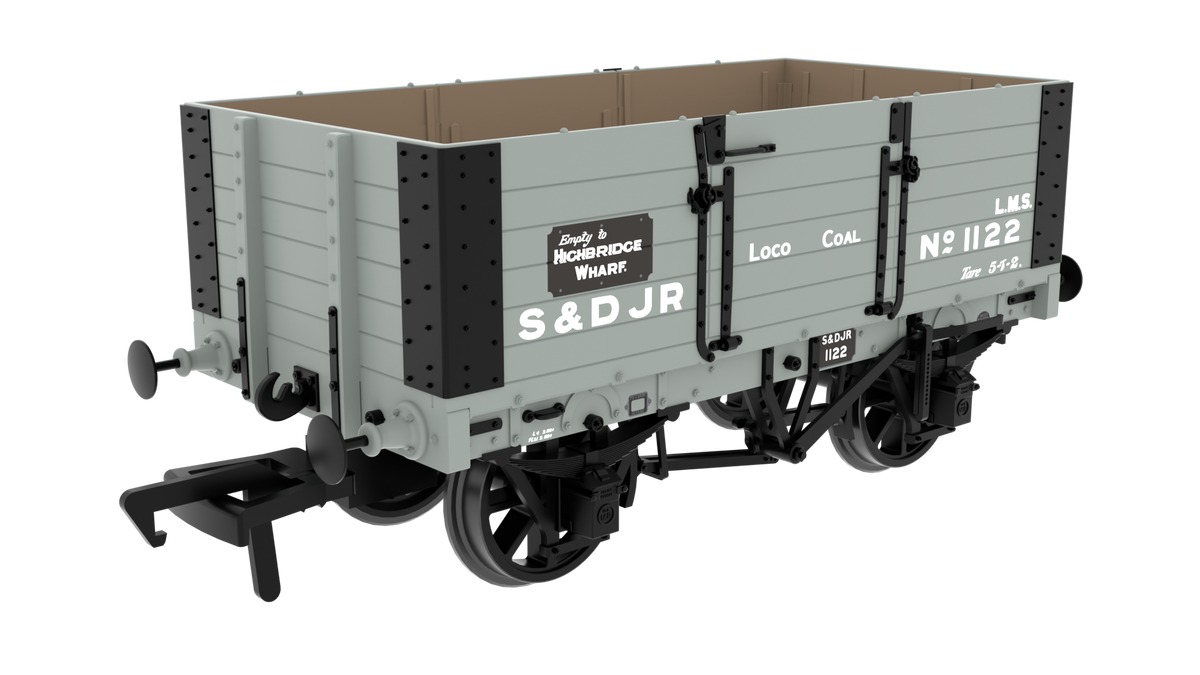 845214 MR D301 6-Plank Open - LMS (SDJR Lettering) No.1122